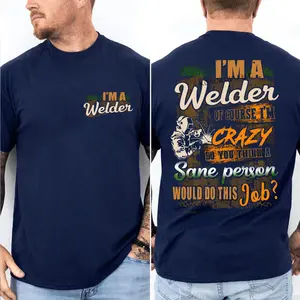 Welder Shirt, Welding T-Shirt for Men, Funny Welder Gift, Blue Collar Worker Tee, Fabricator Graphic Shirt, Welding Life Apparel