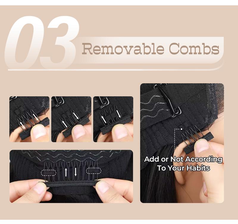 Wavymy Wear Go Pre Styled Blowout Layered Wave 33# Color & 27# Color Bob Wigs M-Cap 9x6 Deeper Parting Space Wig C-Part Pre-Cut Lace Beginner Friendly Natural Black Glueless Wigs 100% Human Hair