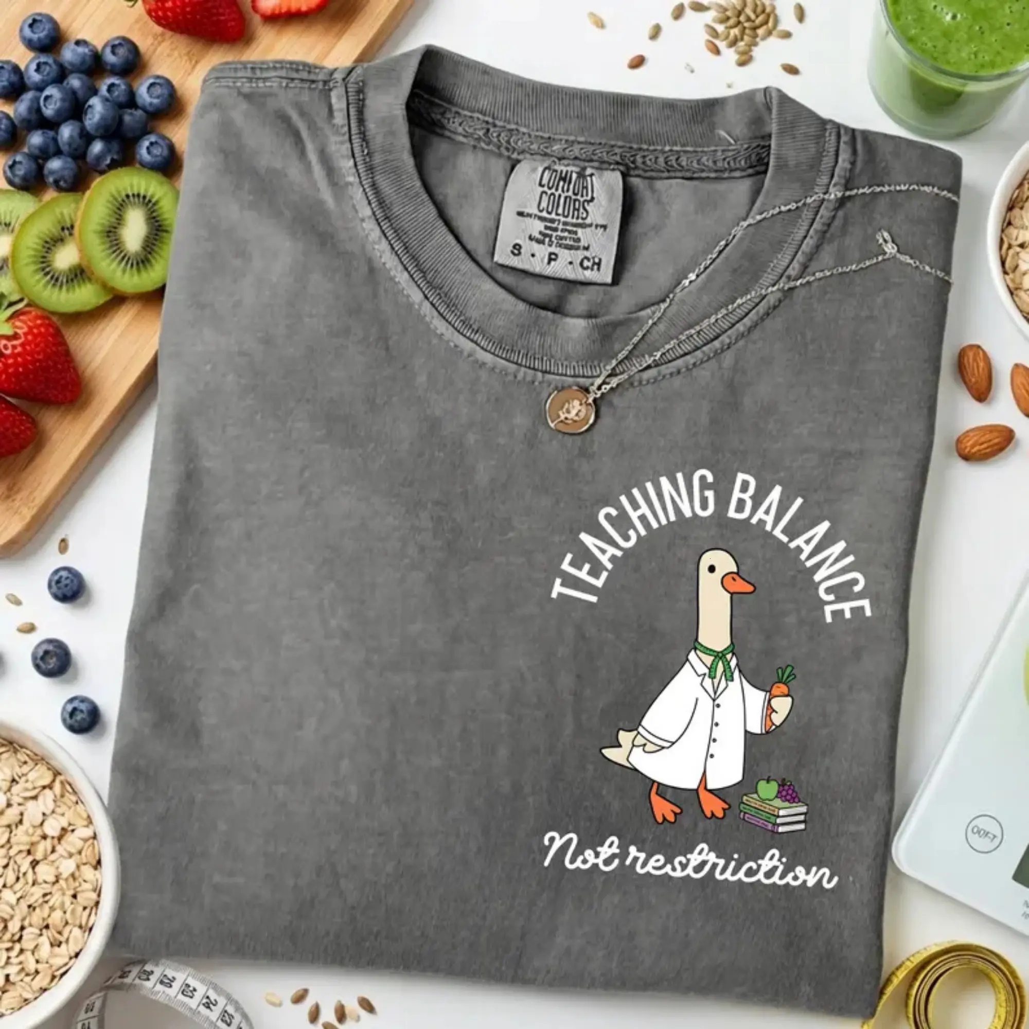 Comfort Colors Silly Goose Dietitian Shirt – RD Nutritionist Gift, Dietitian Life Tee, Nutrition Coach Top, Grad Dietitian Gift