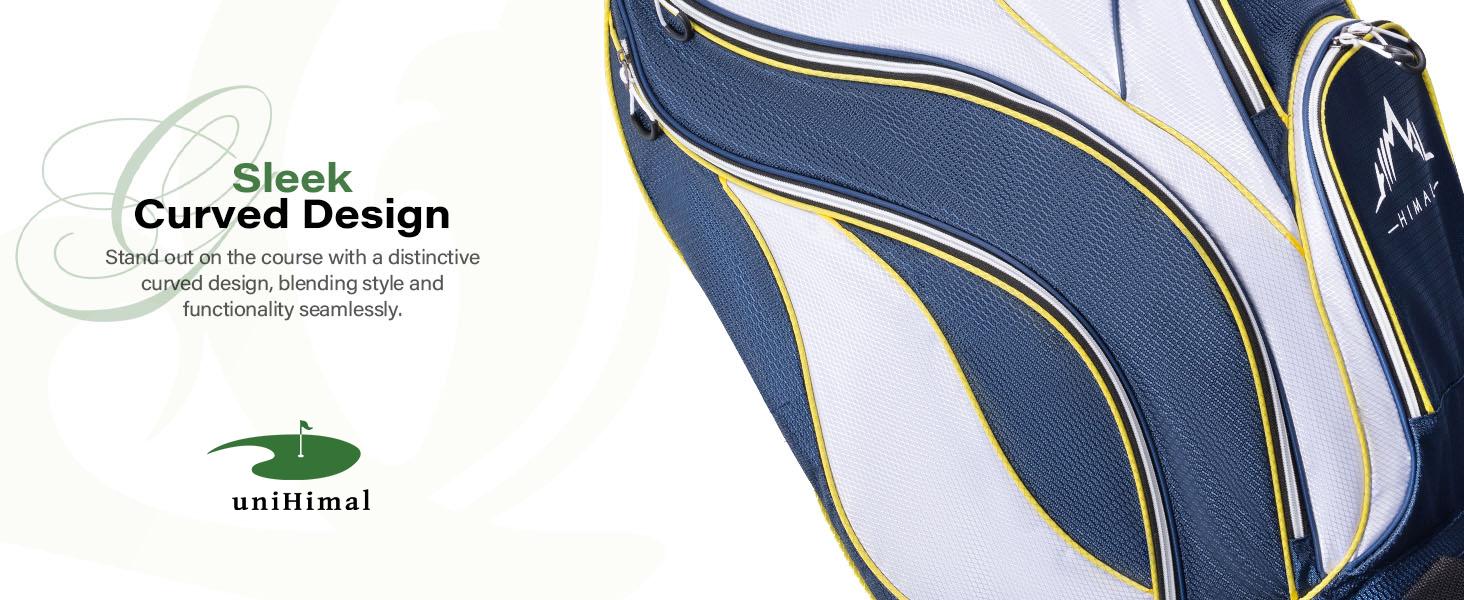 UNIHIMAL Golf Cart Bag with 14-Way Divider Top, Ample Storage Space, Men's Golf Bag with Handles and Umbrella Holder UNIHIMAL Golf Cart Bag with 14-Way Divider Top, Ample Storage Space, Men's Golf Bag with Handles and Umbrella Holder