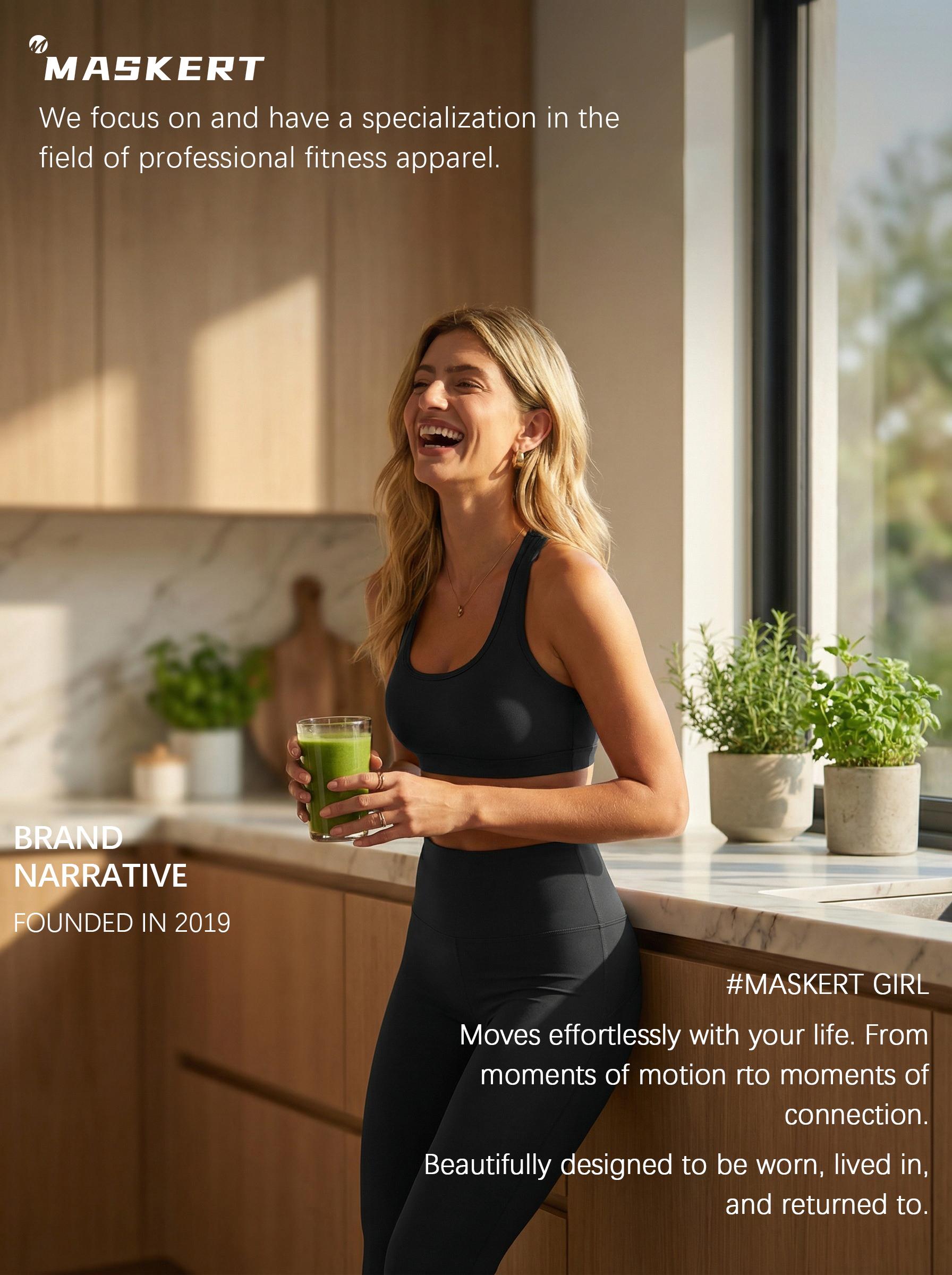 MASKERT Women's Sports Yoga Pants Running Fitness Home Commuting Comfortable Skin Friendly