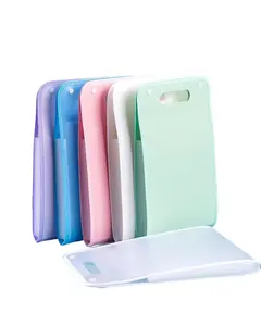 Semi-Transparent Vertical Expanding Accordion File Folder | 13-Pocket Document Organizer with Index Labels, Fits A4 & Letter Size, Ideal for School Home Office Paper & Receipt Storage