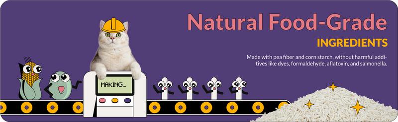 Tofu Cat Litter-Quick Clumping, 100% Natural, Flushable, Dust-Free, Odor Control, Low tracking, Easy to Clean,kitten litter box, litter box enclosure