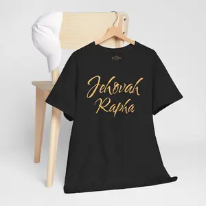 Jehovah Rapha Script Tee | These Wounds Healed Mine Exodus 15:26