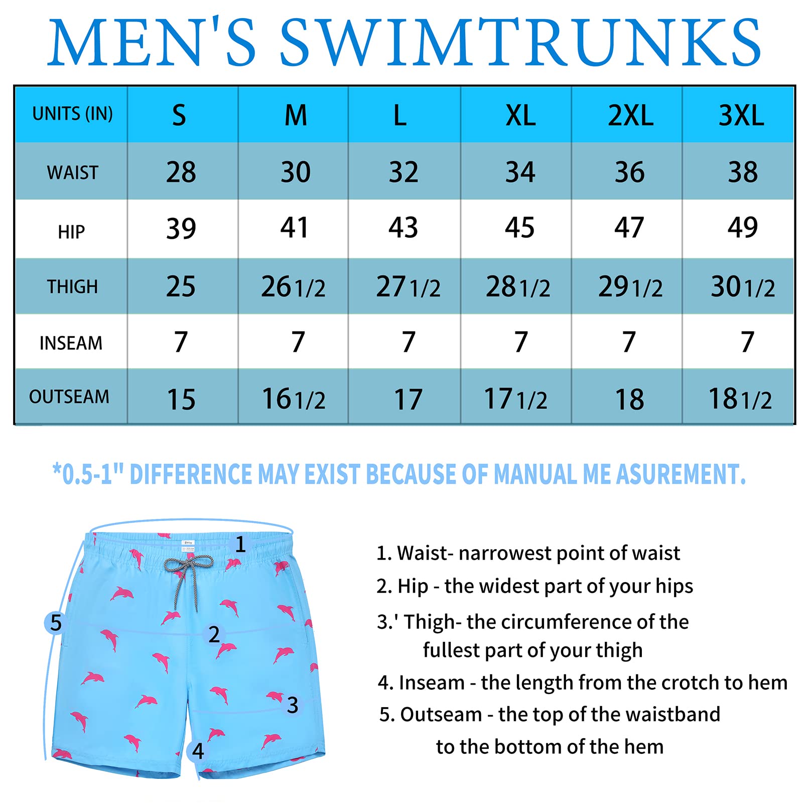 Beach Shorts with Phone Pocket for Men, Summer Casual Board Shorts with Side Pockets, Quick Dry Swim Shorts Swim Trunks Swimming Shorts Drawstring Elastic Waistband Swimwear Swimsuit Bathing Suit Gift Ideas