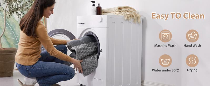 XXL Memory Foam Orthopedic Dog kennel Bed 6.5 Inch Thick for Senior Dogs Over 100 Pounds Water Resistant Washable Cover with Built-in Pillow Non-Skid Bottom & CertiPUR-US Certified