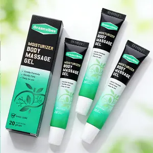 Graanvibes Gentle Body Massage Gel - Moisturizing Daily Care Cream for Soothing Skin Relief, 20g Tube, Gentle Formula, Easy to Use