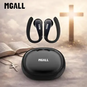 MGALL C09 Open-Ear Smart Wireless Headphones, Bluetooth 6.0, ENC Noise Reduction, Super Stereo Sound, Comfortable Open-Ear Design for Daily Use & Sports, Compatible with Android & iOS
