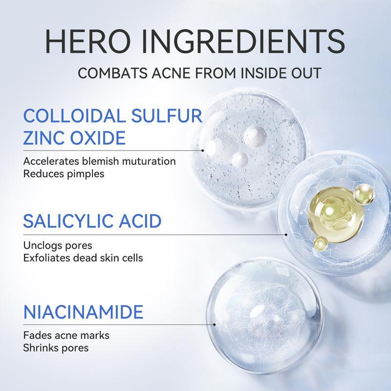 Dr.Leo Pimple & Blemish Skin Management Essence | 24H Clarifying Care with Purifying Ingredients | Manages Appearance of Inflammation, Aids Skin Resurfacing