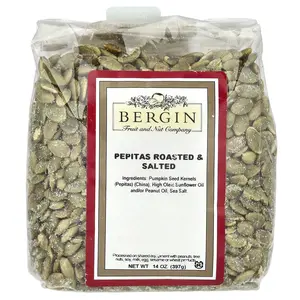 Bergin Fruit and Nut Company Pepitas Roasted & Salted, 14 oz (397 g)