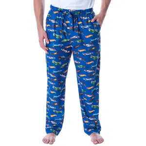 Hot Wheels Cars Adult Men's Allover Die-Cast Cars Print Loungewear Sleep Pajama Pants