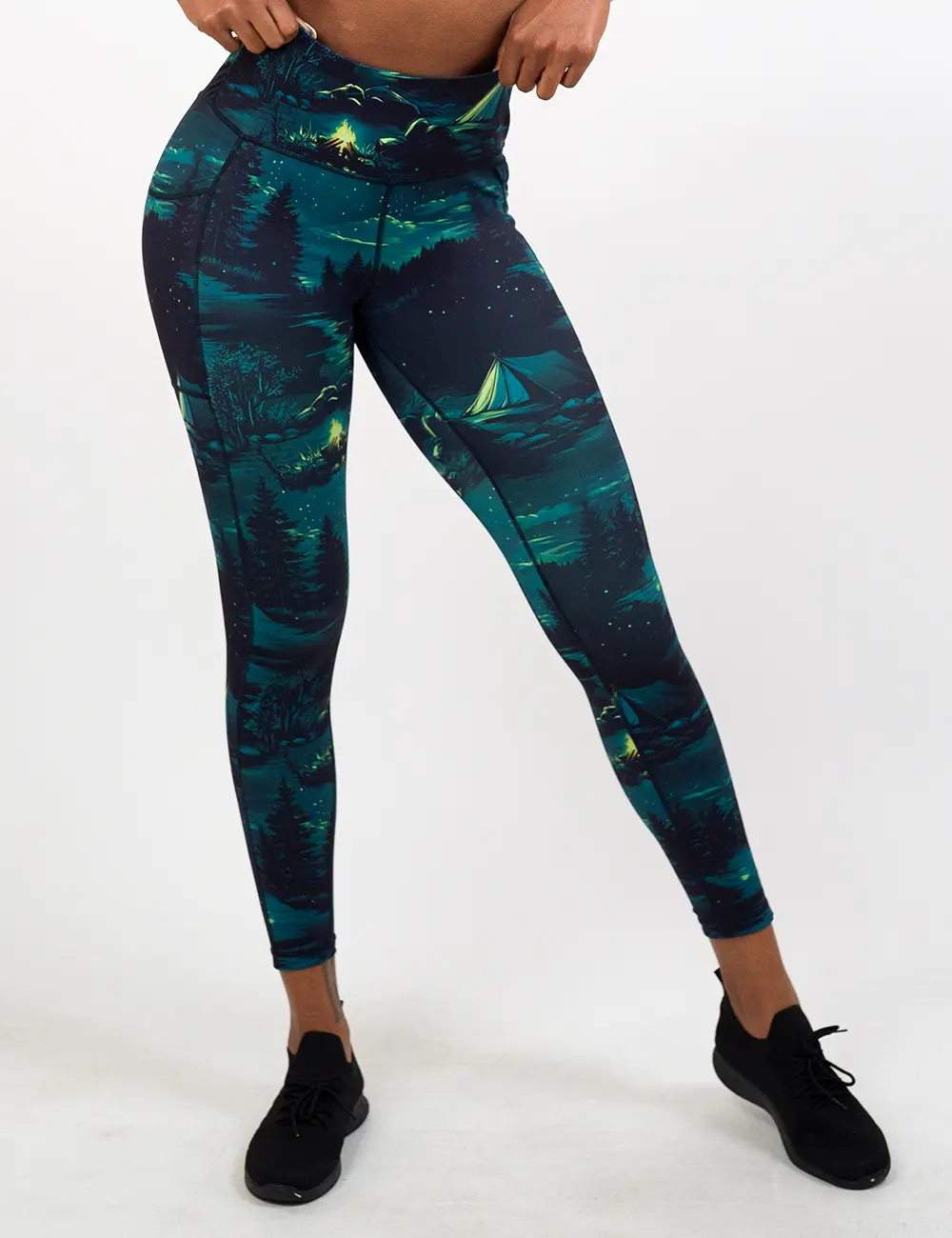 CVG Fireside Leggings, Workout Leggings, Gym Leggings, Squat Proof Fitness Clothes Gym Sportswear Bottoms