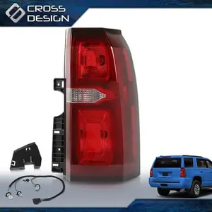 CROSSDESIGN Fit For 15-20 Chevrolet Tahoe Suburban Right Passenger Side Tail Light Assembly