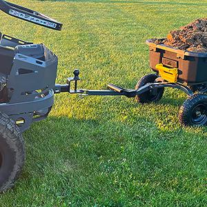 Nilight 3 in 1 ATV UTV Multi Hitch Mount with 2 inch Ball Hitch Rated 2000 LBS Fits 2 Inch Receiver Winch Strap Loop Rated 5000 LBS