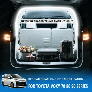 LED Trunk Light Strip for Toyota VOXY 70 90 Series, Waterproof Flexible Silicone, 360° Full Coverage, 6000K Brightness, Easy Install, White