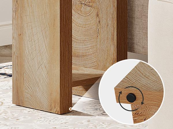 Tribesigns 70.9-Inch Long Rectangular Farmhouse Wood Console Table with Foot Pads, Storage Area & Easy Assembly for Entryway, Hallway & Living Room Furniture