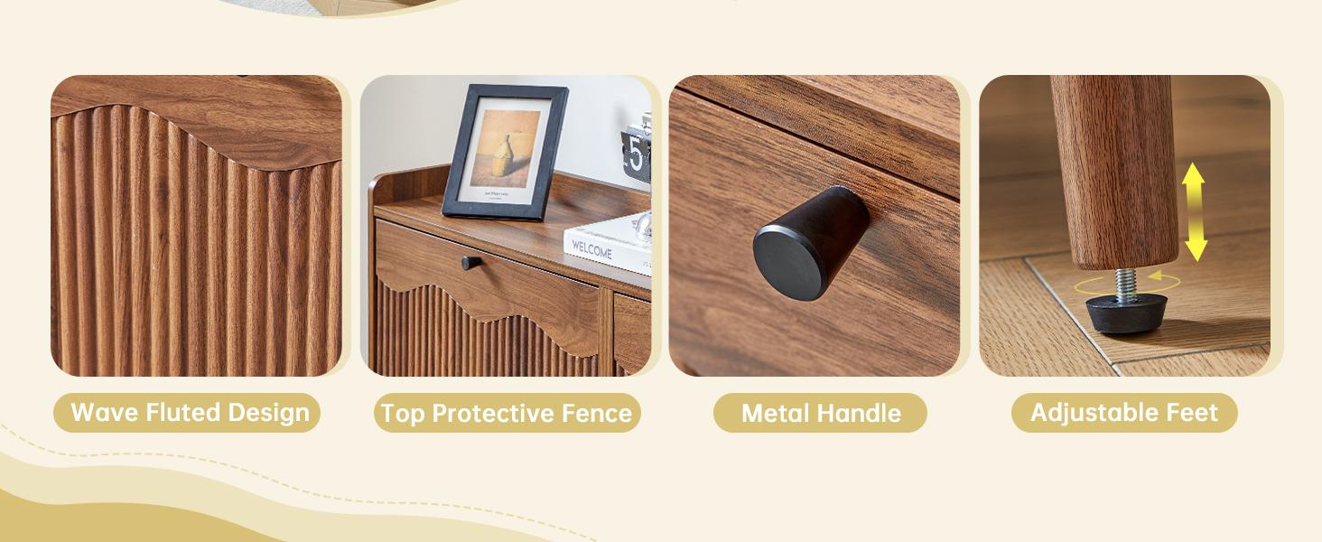 Giratree Wooden Fluted Shoe Cabinet with 2/3/4 Flip Drawers, Stylish Narrow Shoe Storage Organizer with Wave Design, Freestanding Entryway Shoe Rack for Hallway, Living Room Giratree Wooden Fluted Shoe Cabinet with 2/3/4 Flip Drawers, Stylish Narrow Shoe Storage Organizer with Wave Design, Freestanding Entryway Shoe Rack for Hallway, Living Room