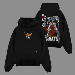 [Mobile Suit Gundam] Iron-Blooded Orphans Gundam Barbatos Hoodie Shirt Premium Cotton, Mobile Suit Gundam Fans, RPG Game Graphic Hoodie, Streetwear Hoodie Unisex Oversize Gift for RPG Game Lovers