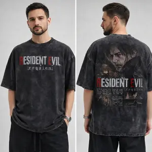 Vintage Resident Evil Requiem Washed Shirt, Honor Resident Evil 9 Sweatshirt, Gift For Gamer, Umbrella Corps Horror Game Tee 2026
