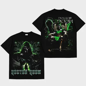 Doctor Doom Villain Premium Cotton T-Shirt, Victor Von Doom Graphic Shirt, Character Comics Fans Shirt, Comic T-Shirt, Comic Book Fans T-Shirt, Dark Superhero Graphic Tee