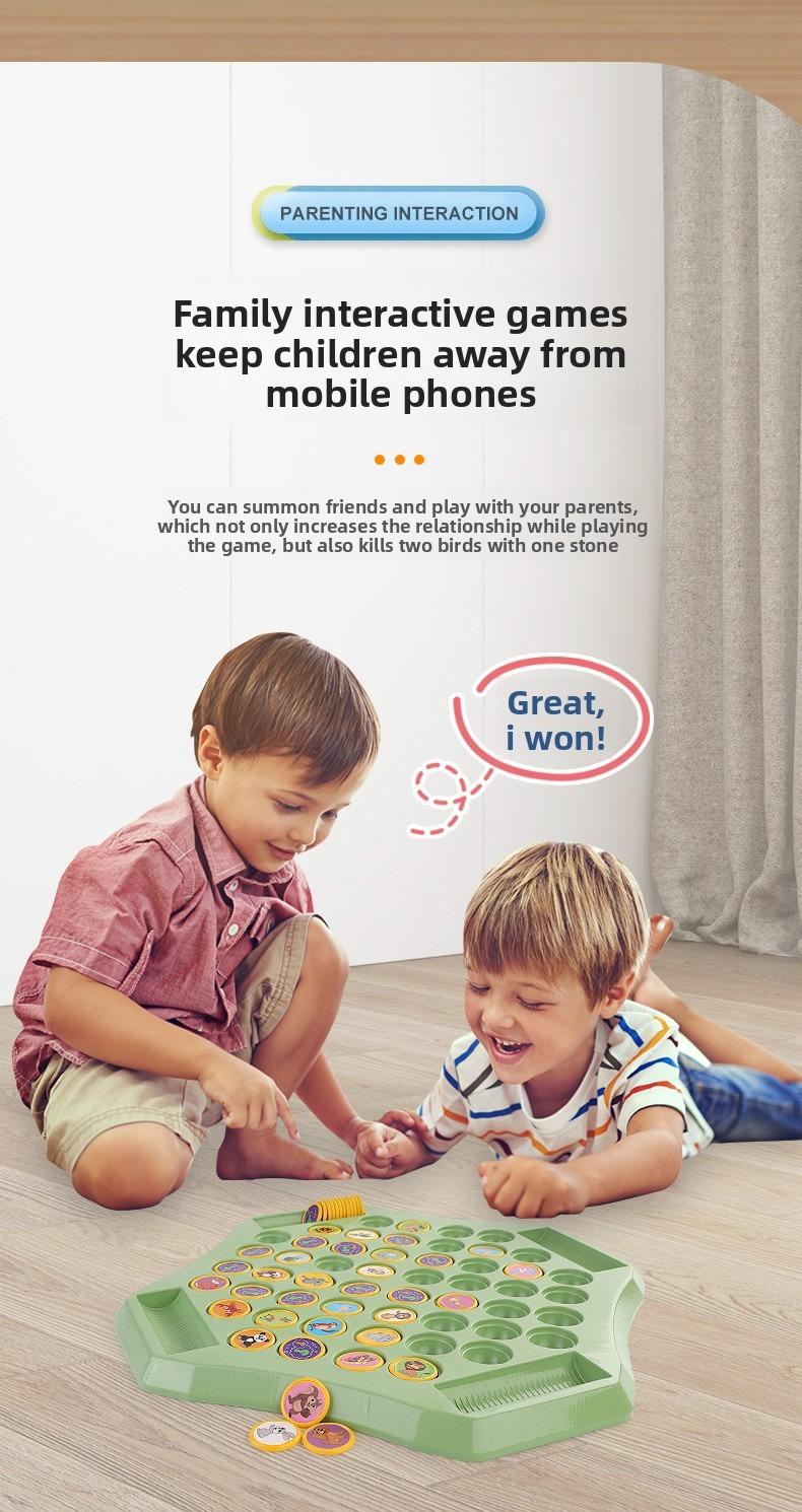 A Tabletop Educational Game for Kids - Fruit Memory Matching Flip Chess with Finger Sticks The perfect early learning toy for parent-child bonding!It helps train concentration, boosts memory skills, and promotes hand-eye coordination preschool montessori