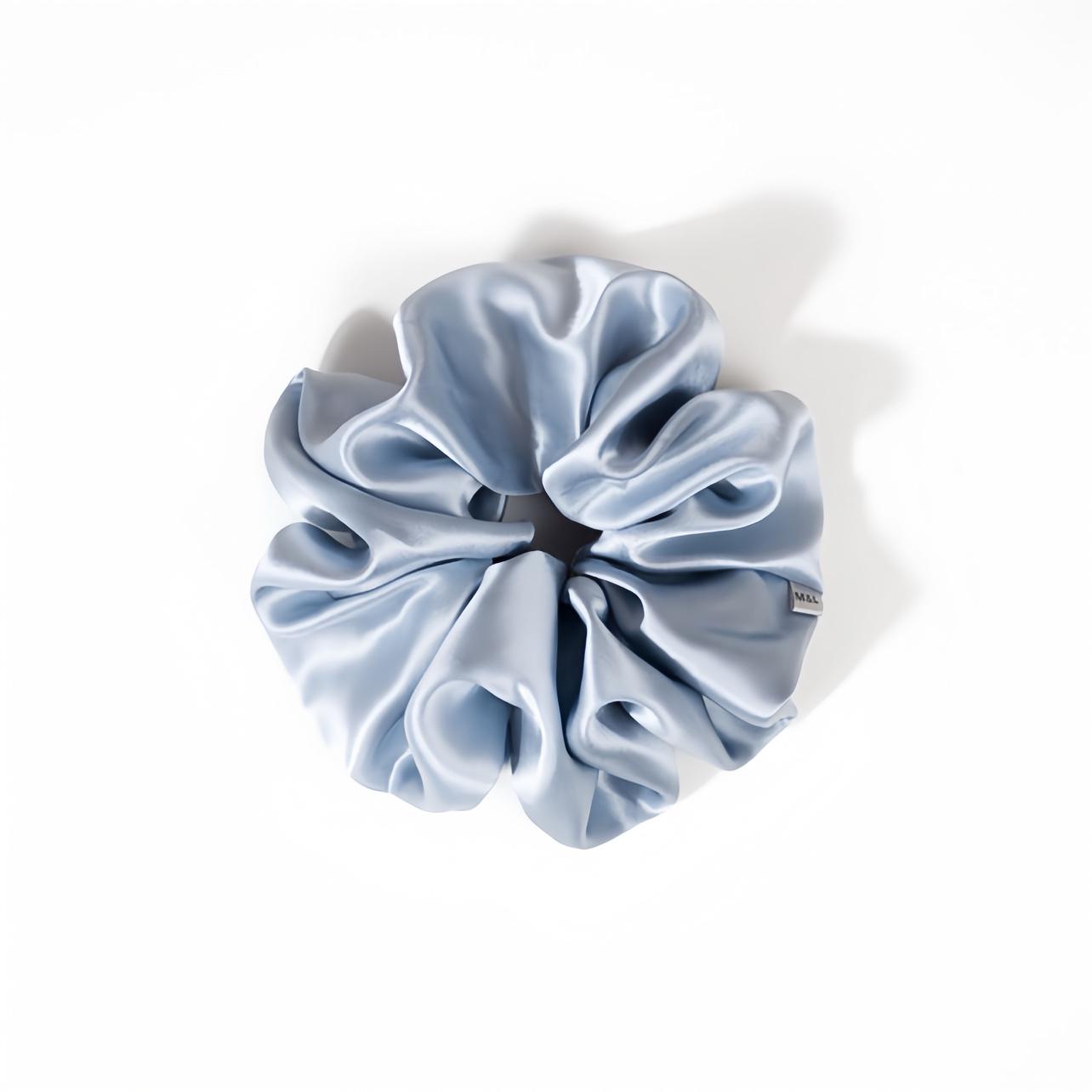 Handmade vintage style 100% high quality super soft luxurious natural silk oversized xl scrunchie