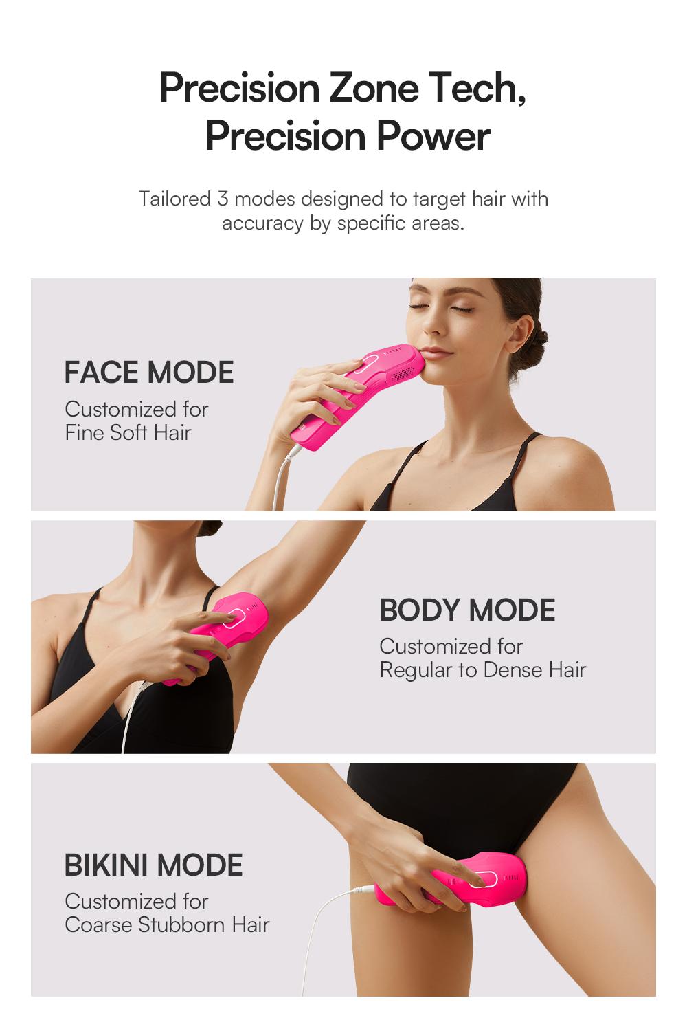 INIA HAUTE Pro Sapphire Ice-Cooling IPL Hair Removal Device – Painless, FDA Cleared, Full Body & Bikini Use, Long-Lasting Results for Women & Men, 2-Year Warranty – Stay Cool & Smooth