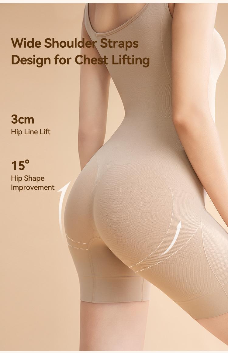 Kakapeople Women's Tummy Control Bodysuit Shapewear, Body Sculpting Compression, Minimalist Shapewear, Lift & Smooth Your Curves Effortlessly.