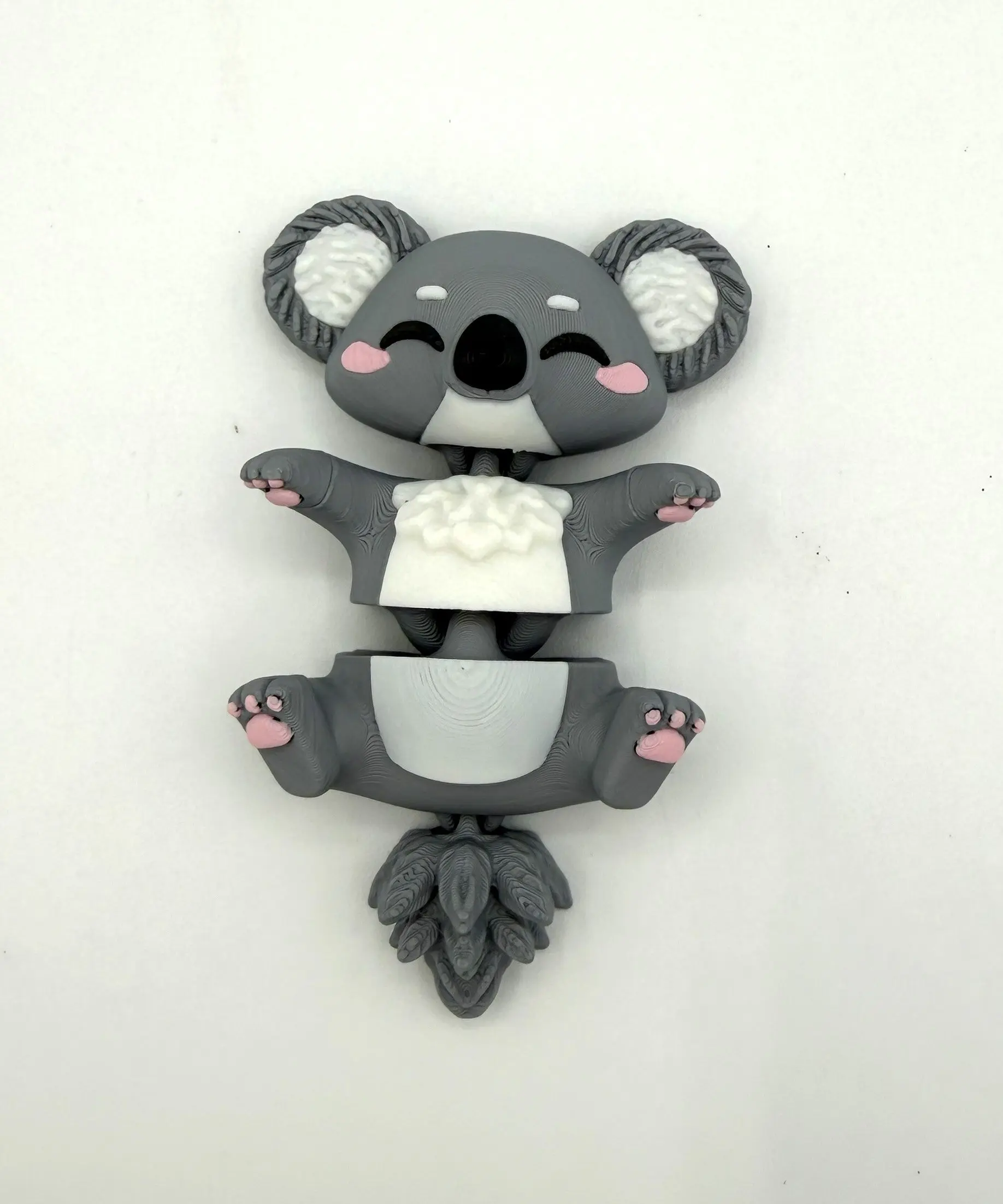 Fluffy Tail Cute Flexi Baby KOALA - Articulated Toy & Keychain