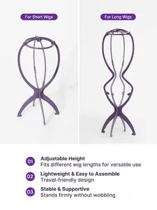 【LIVE Only】Portable Wig Stand Durable Collapsible Wig Holder for All Wig|Luvme Tools & Accessories 【LIVE Only】Portable Wig Stand Durable Collapsible Wig Holder for All Wig|Luvme Tools & Accessories