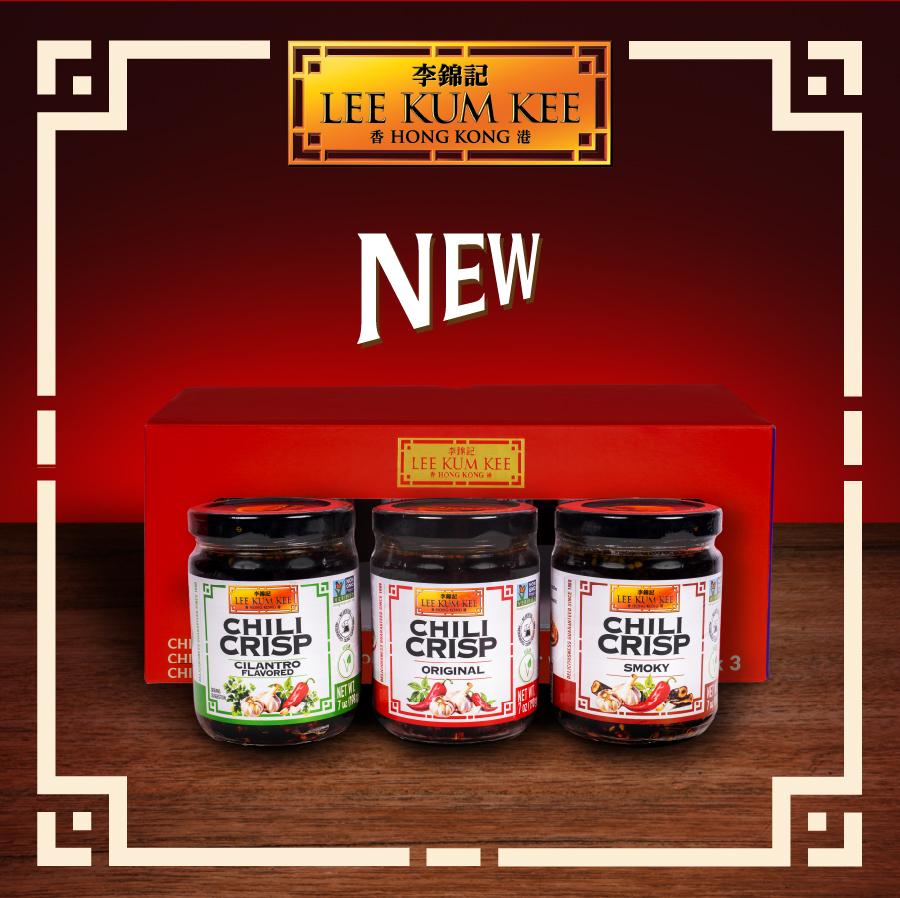 Lee Kum Kee Chili Crisp 3-Pack – Spicy, Crunchy & Flavorful Trio
