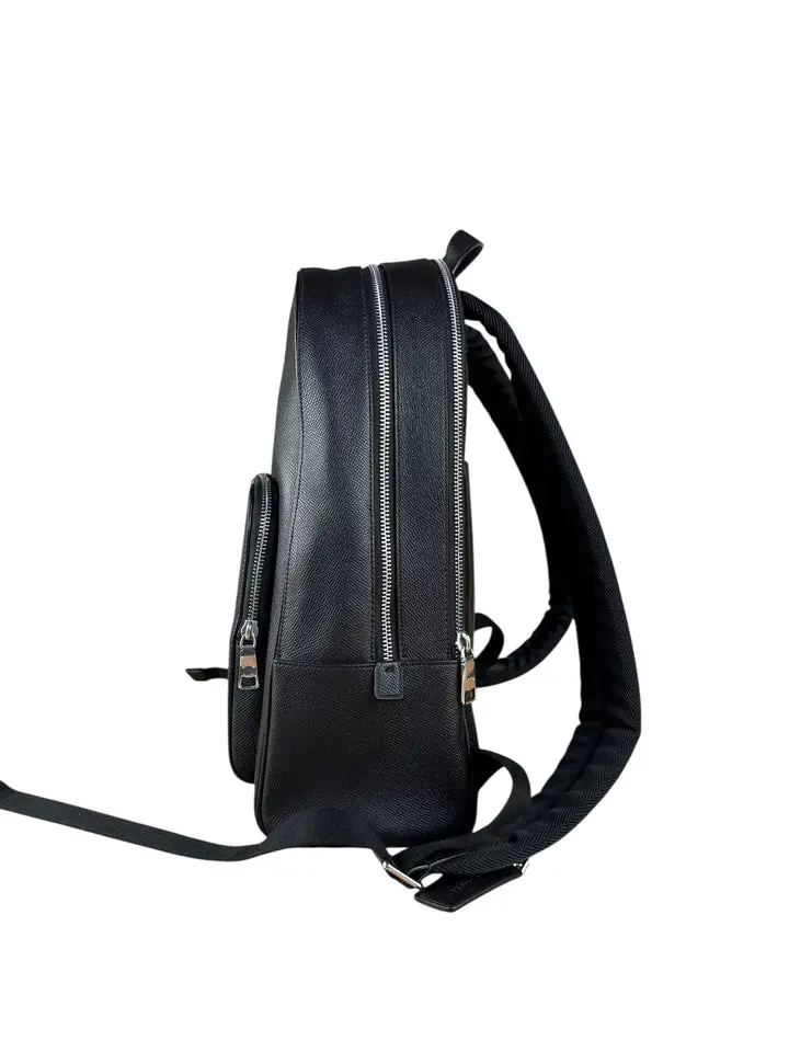 Coach Black Leather Backpack with Gold-Tone Buckle NWT Coach Taylor Small Backpack CDW78 pebbled leather/Gold  main image 2
