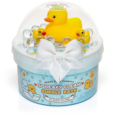 Squeaky Clean Bubble Bath Floam Signature Dome™ Slime