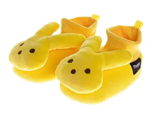 Peeps Sock Slippers for Toddler Gils' Plush Comfort Dual Size (Infant)