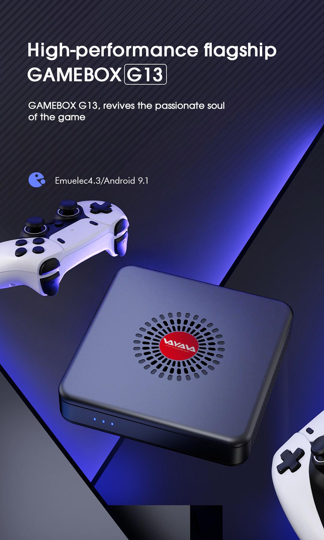 Christmas Children's Gifts  Dual-system GAME BOX Ultra Wireless Computer Game Console, 4k Hdmi Output, Play Cloud gaming Games for TV (Cloud gaming service)