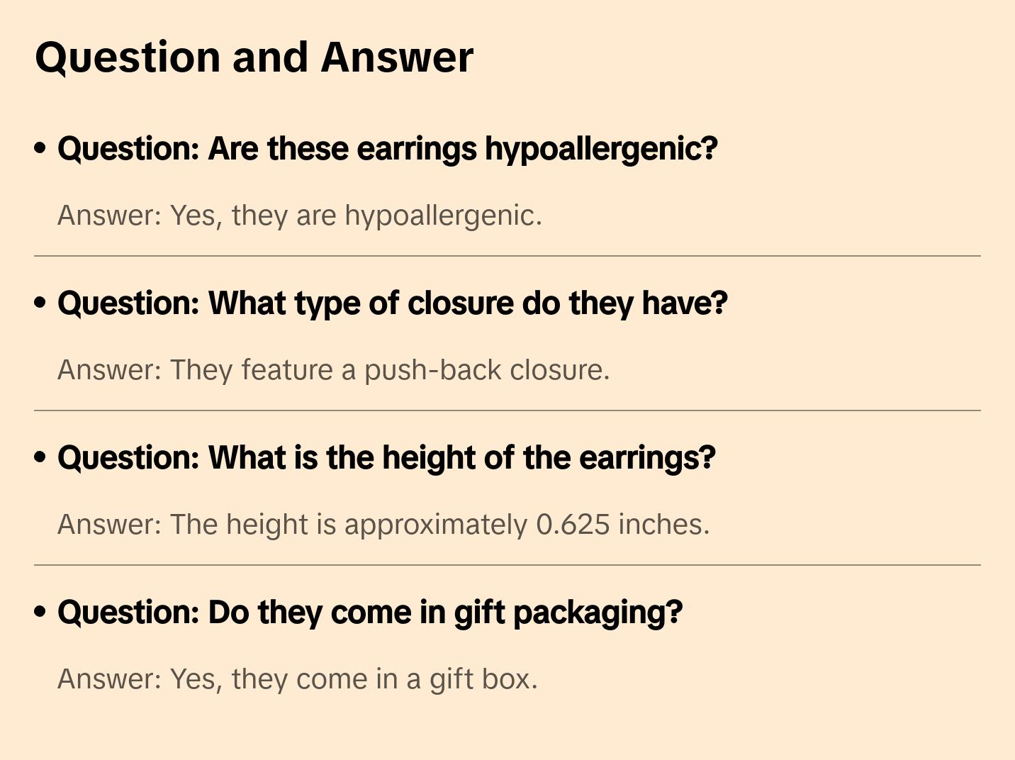 Teardrop Stud Earrings