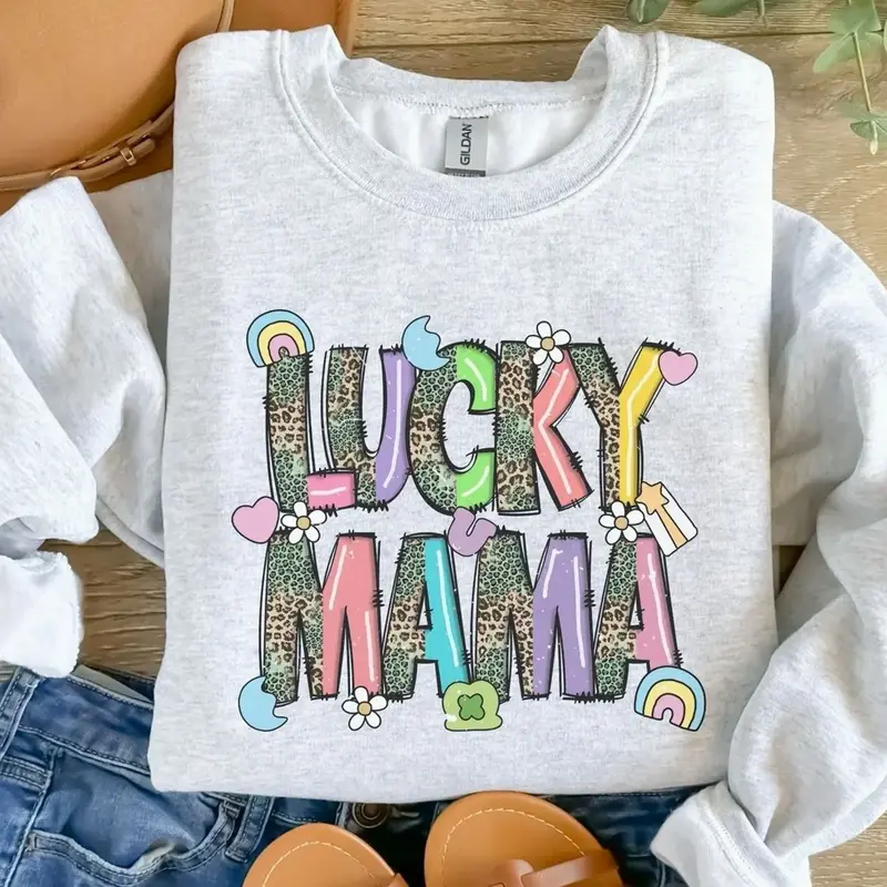 トップス lucky mama lucky mama sweatshirt - TikTok Shop