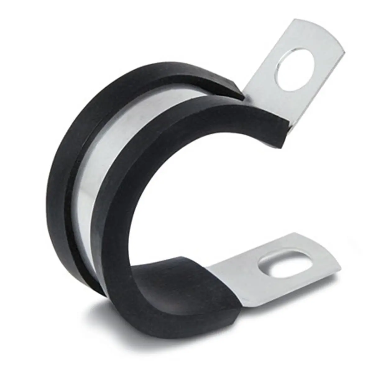 212 MAIN 2.5 in. Dia. Medium Duty Rubber Cushion Clamp - 25 Pieces, Chem-Treatment, Corrosion Res., Heavy Duty (Scooters Equipment Accessory)