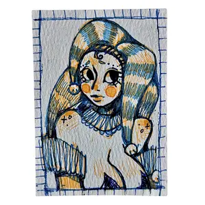 Jester | ACEO Miniature Art, original art