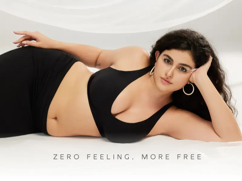 Vertvie｜BLAIR Deep-V Wireless Bra, Jelly Bras, Natural Lift & Clean Confidence Smooth Soft