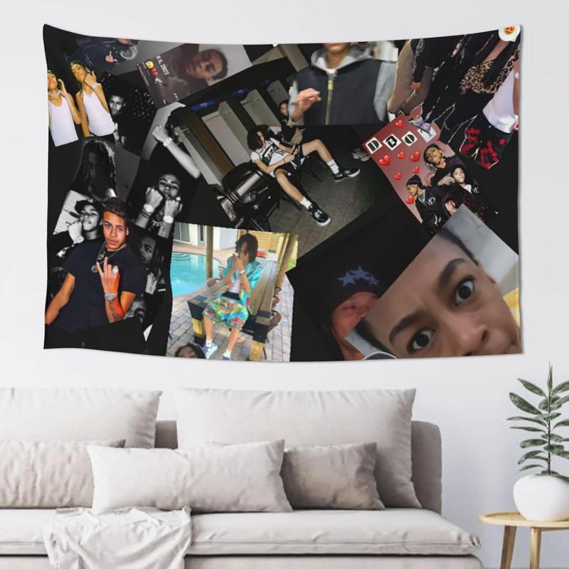 Dd Hip Hop Osama Wall Hanging Flag Tapestry, for Party Bedroom Living Room Home and Outdoor Garden Patio & University Dorm Decor Gift