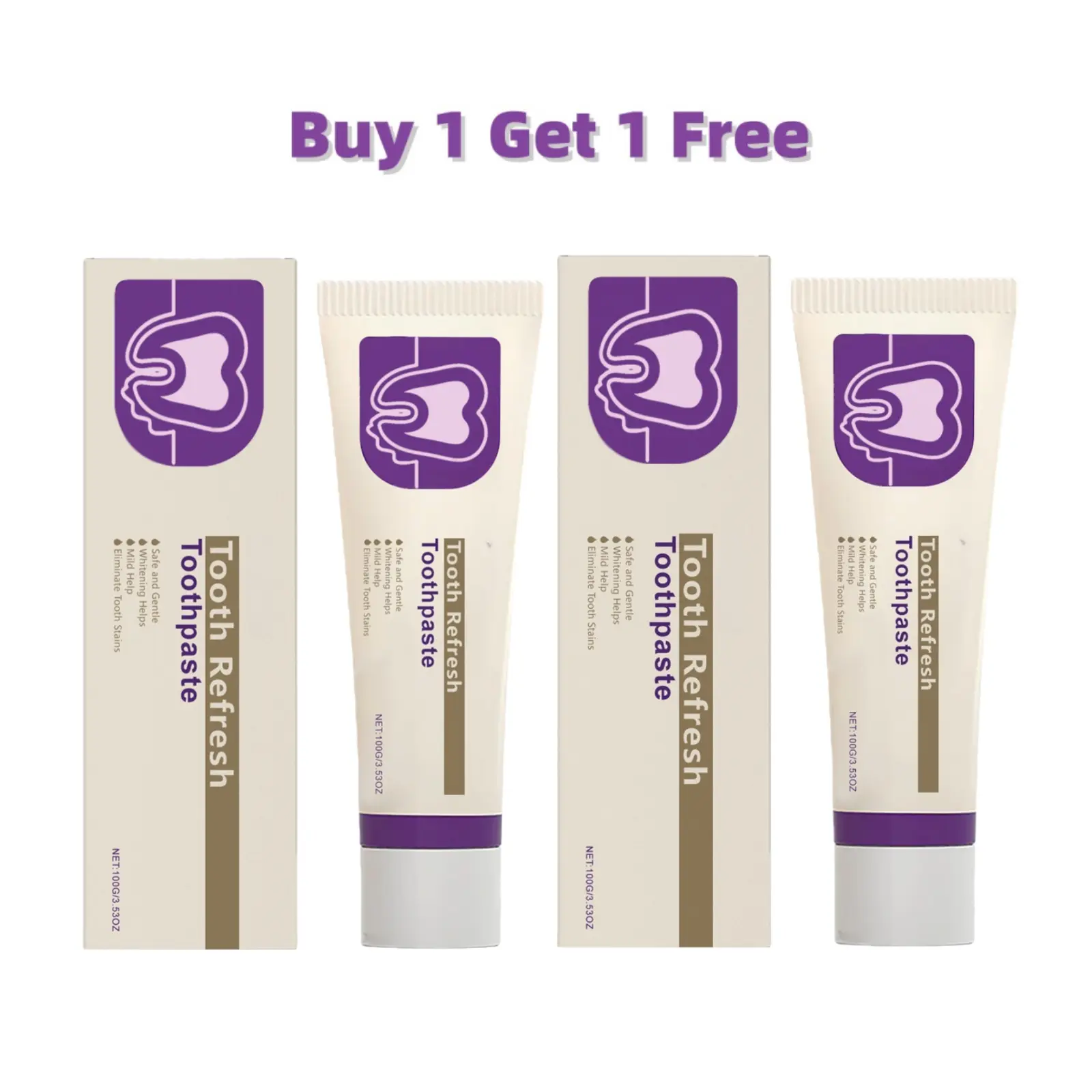 Oral Care Toothpaste | Natural Whitening Toothpaste for Fresh Breath & Healthy Gums | Prevent Tooth Loss, Strengthen Enamel, Gentle Daily Care for Sensitive Teeth, Plaque & Cavity Protection (100g)