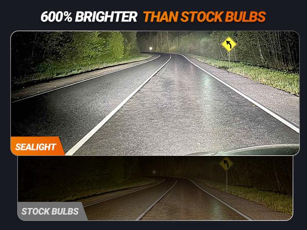 2004 Ford F-150 H13/9008 60W 6500K White IP68 LED Headlight Bulbs 2PCS SEALIGHT S1-Pro