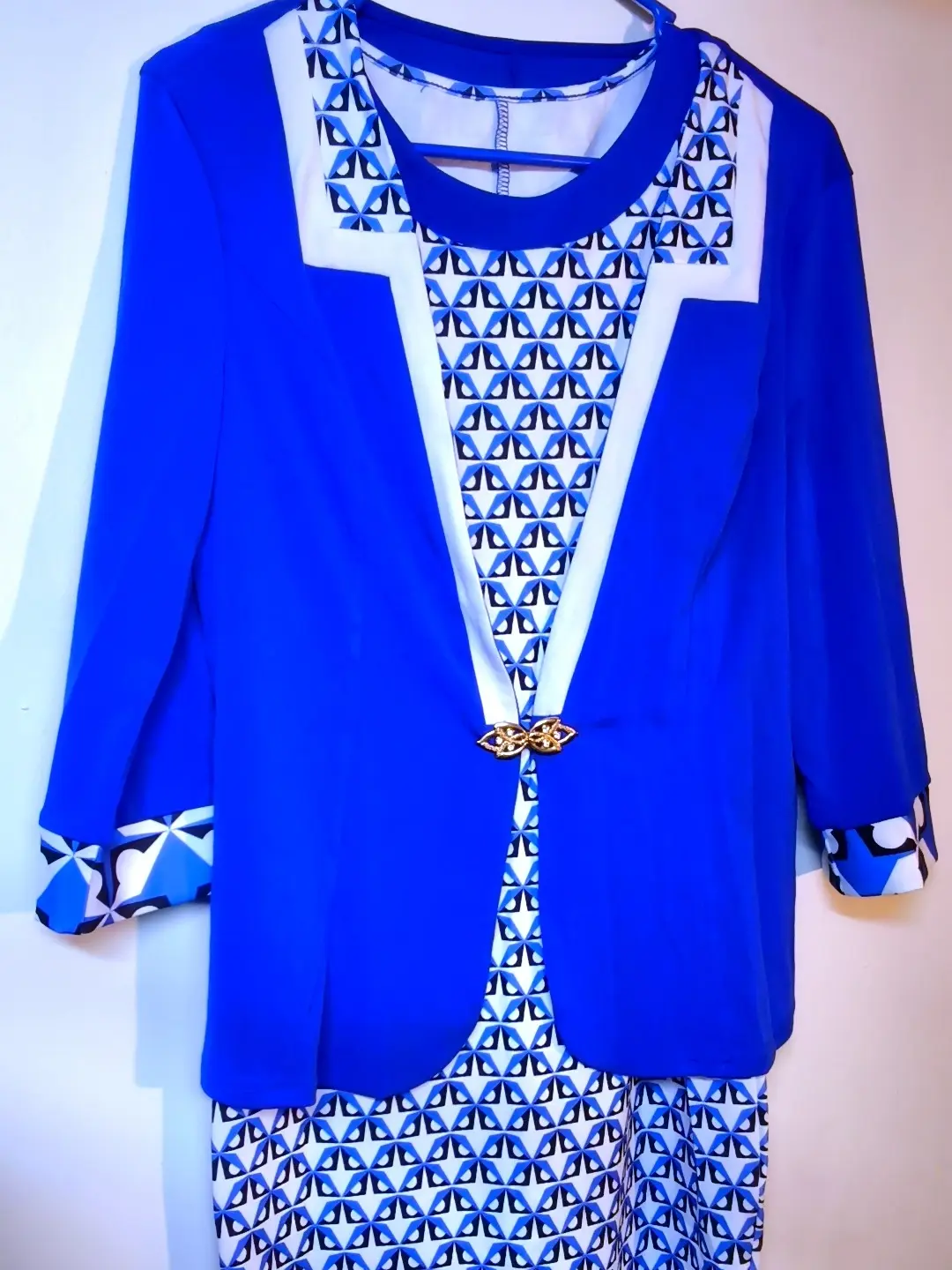 Women's Premium Chic Fashion 1-Piece Green Mixed Dresses in Box, for Summer, Creates Elegant Look