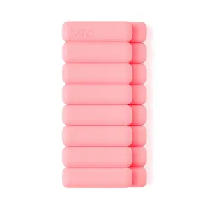 Bala Bangles 2pc Wrist & Ankle Weight Set - Blush 1lb: Adjustable Steel & Silicone Weights