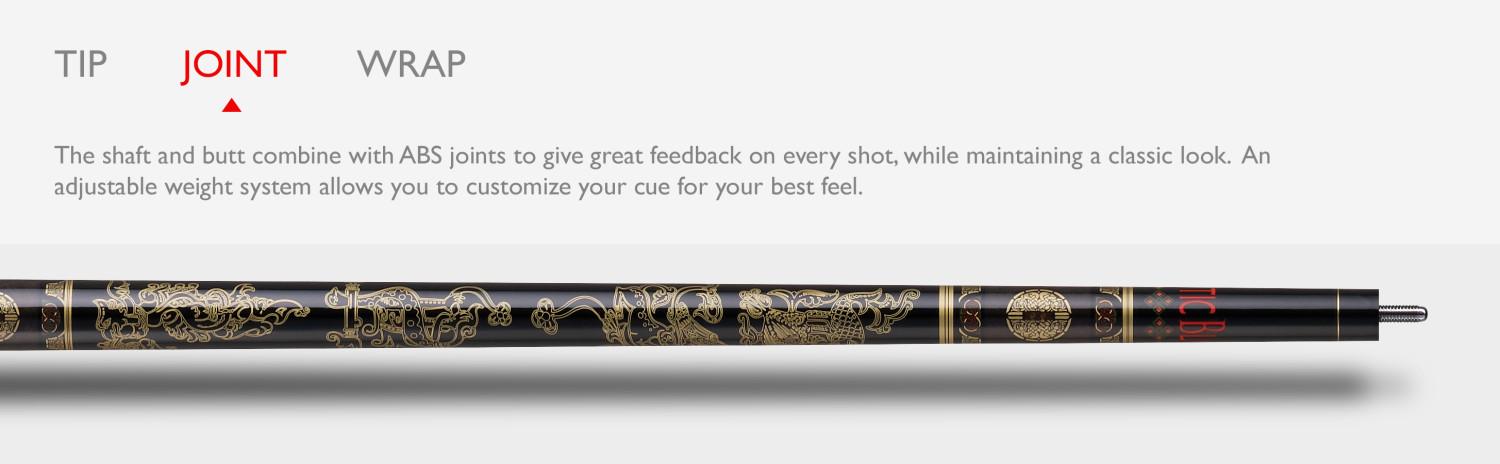 Viper Underground Celtic Blood Billiard/Pool Cue Stick