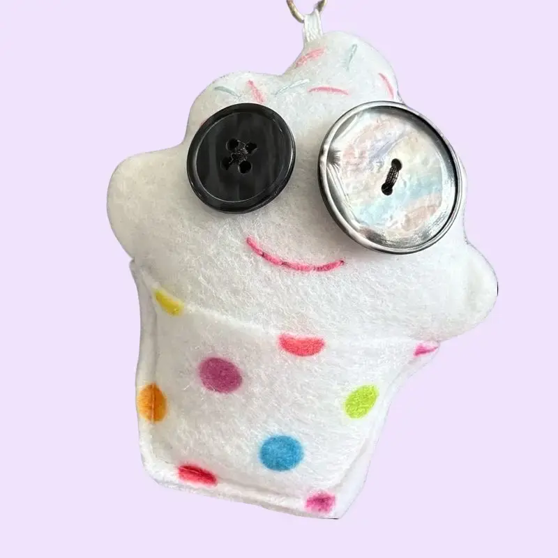 Coo-Coo Cupcake Keychain