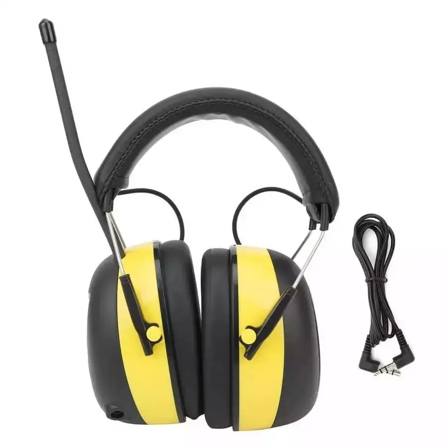 Wireless Hearing Protector with 28dB NRR and Bluetooth 54 for Work and DIY Use Features and 60Hour Battery Life Ideal for Lawn Mowing Carpentry and Construction Sites