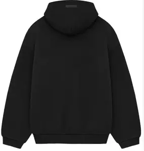 Essentials Hoodie Dark Oatmeal Street Style Print CasualComfortable Loose Fit Men's & Women's Top ModernAutumn Basic Long Sleeve Stylish Pullover for Fashion WeekMenswear Sweatshirts Outfit tiktok shop