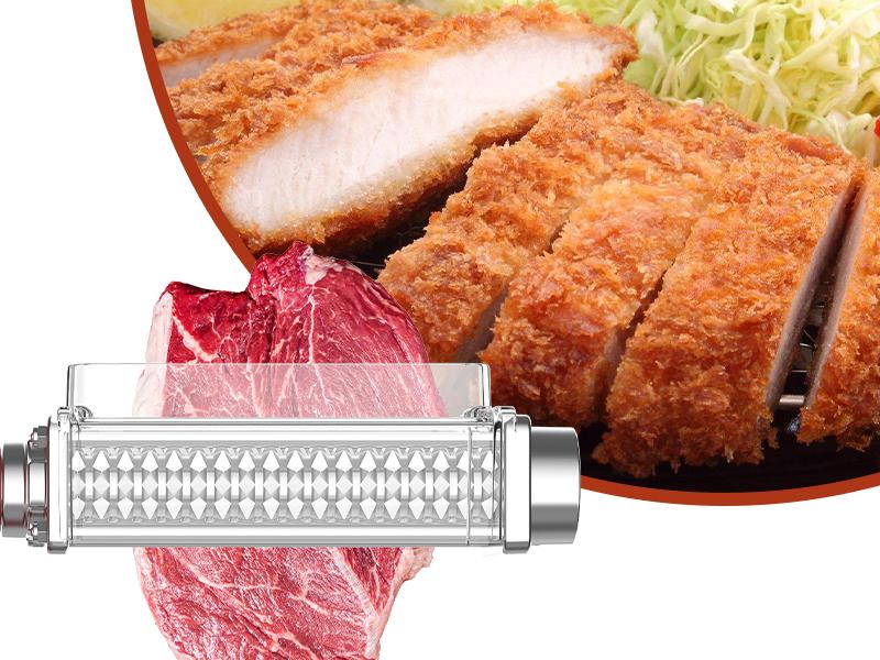 GVODE  Meat Tenderizer Attachment for KitchenAid Mixer, Meat Tenderizer Machine with Stainless Steel Gears, Compatible with KitchenAid Mixer,Utensils